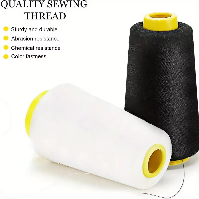 Serger Thread Cone - 3 черные и 3 белые катушки