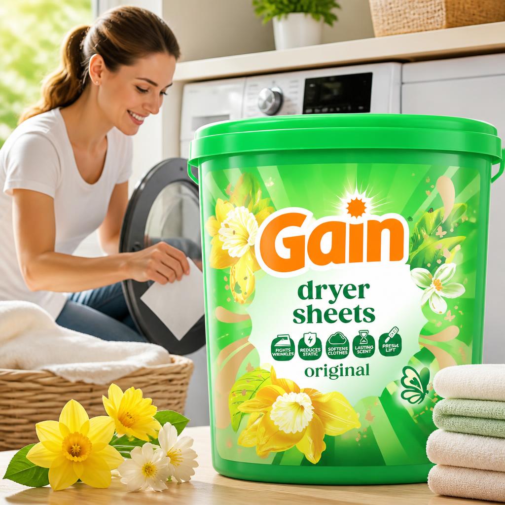 Fabric Softener Sheet - Салфетки для сушки белья, 60 штук