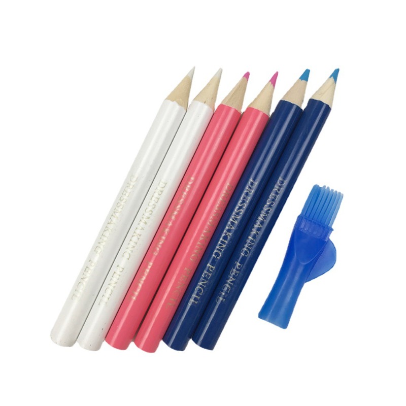 Tailor Chalk Marker - 3/6 шт. водорастворимые тканевые карандаши с
