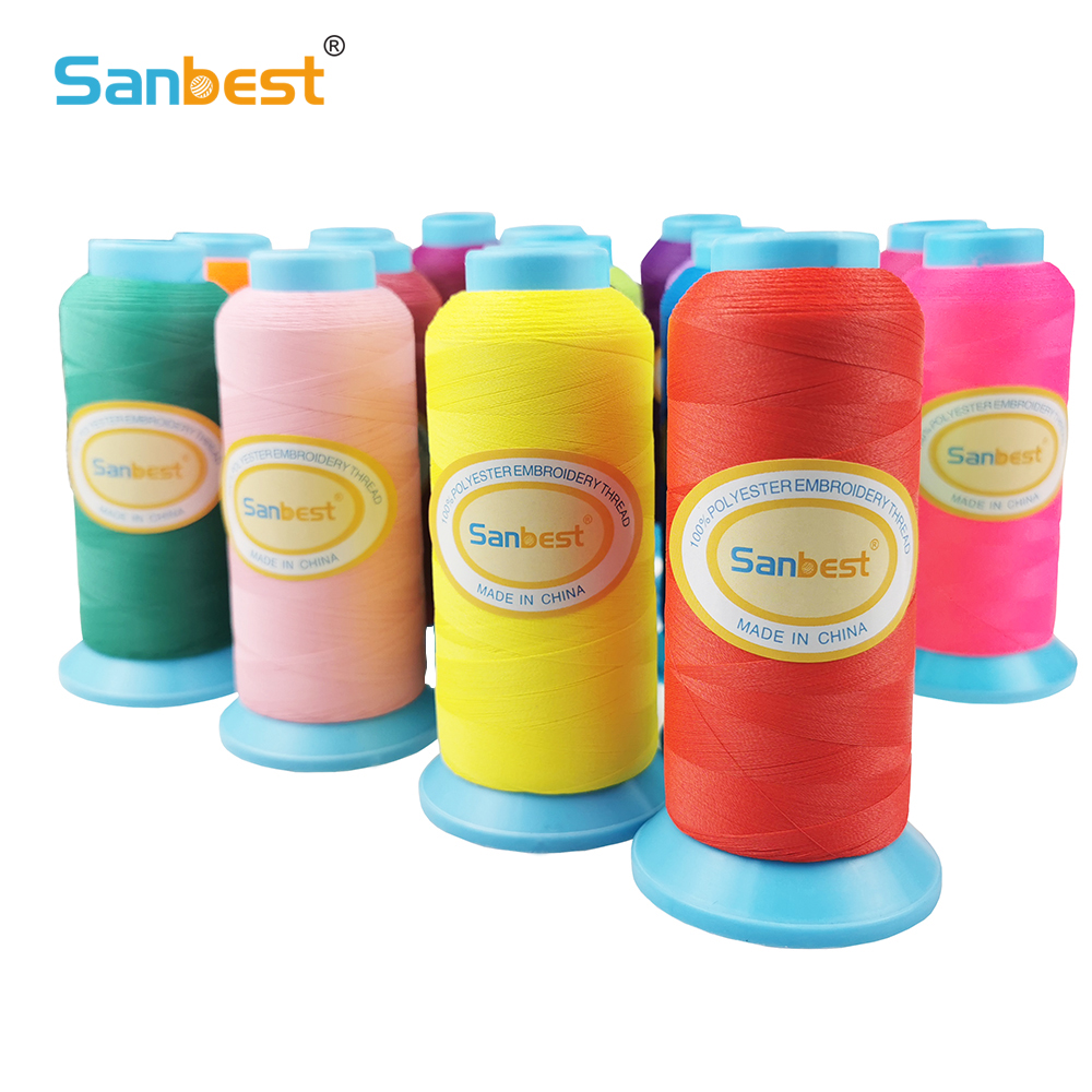 Serger Thread Cone - Матовая Вышивальная нить Sanbest 3000 м