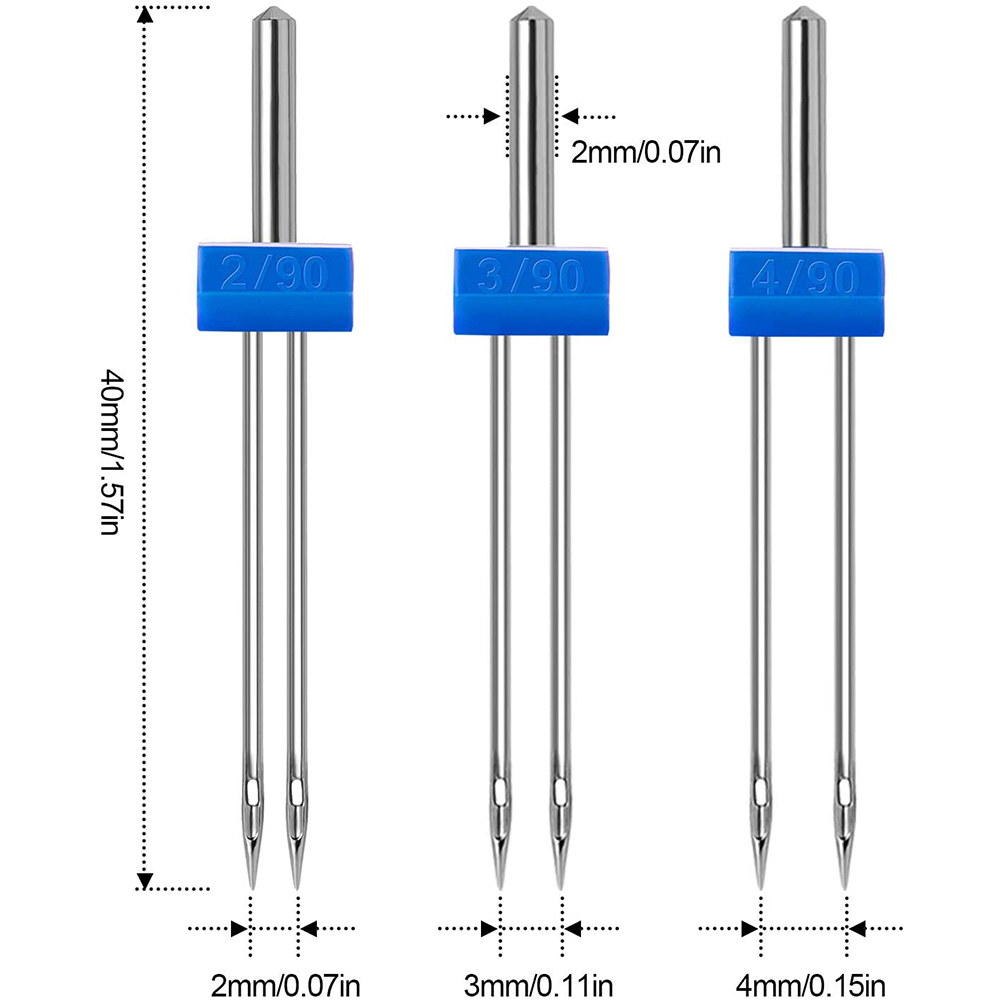 3-9 шт., двойные иглы для швей – обзор и цена Twin Needle Stretch