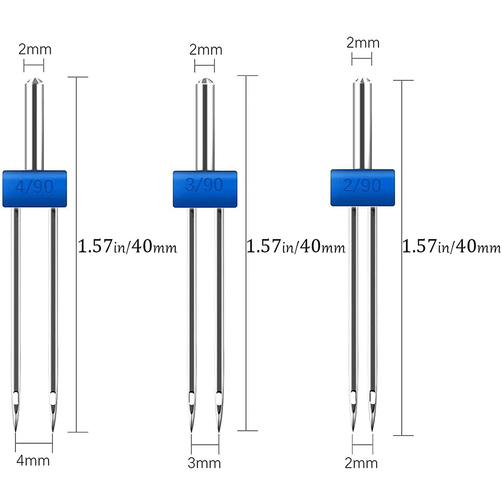 3 шт., швейные двойные иглы, 2 – обзор и цена Twin Needle Stretch