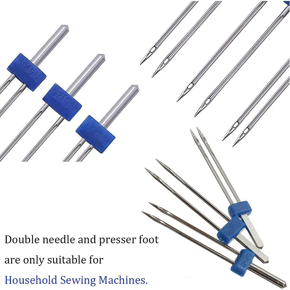 3 шт., швейные двойные иглы, 2 – обзор и цена Twin Needle Stretch