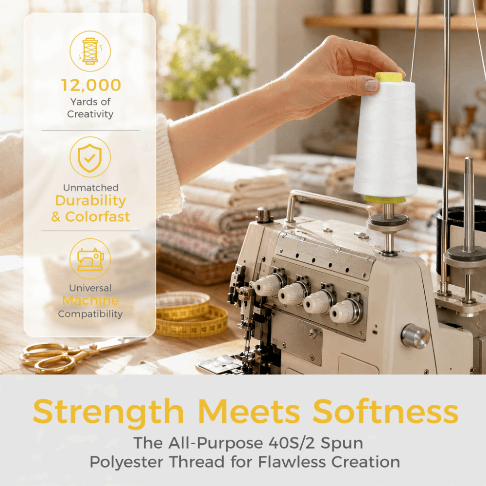 4 шт. по 3000 ярдов каждая, бе – обзор и цена Serger Thread Cone