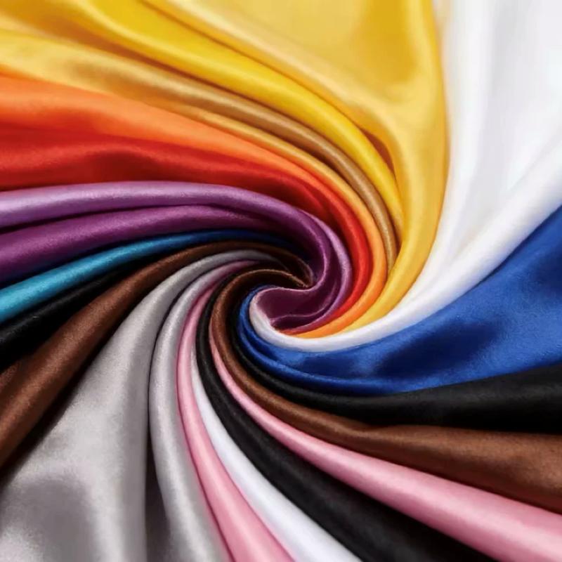 Многоцветная мягкая атласная т – обзор и цена Textile And Sewing Materials