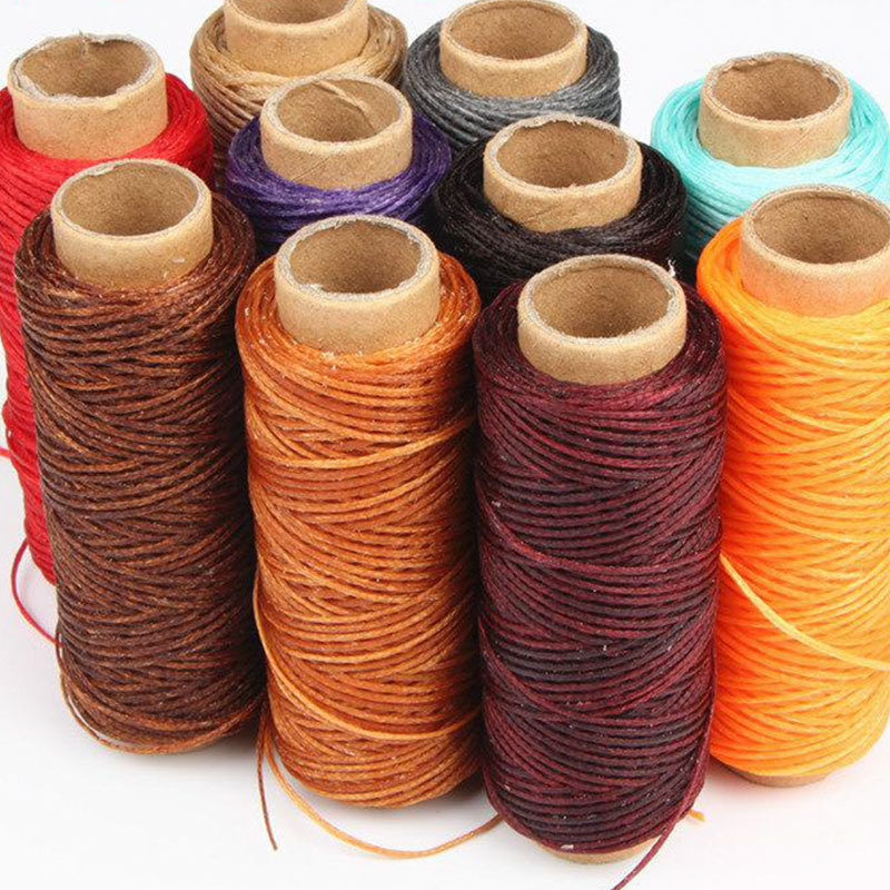 Вощеная кожаная нить-шнурок 30 – обзор и цена Sewing Thread Production