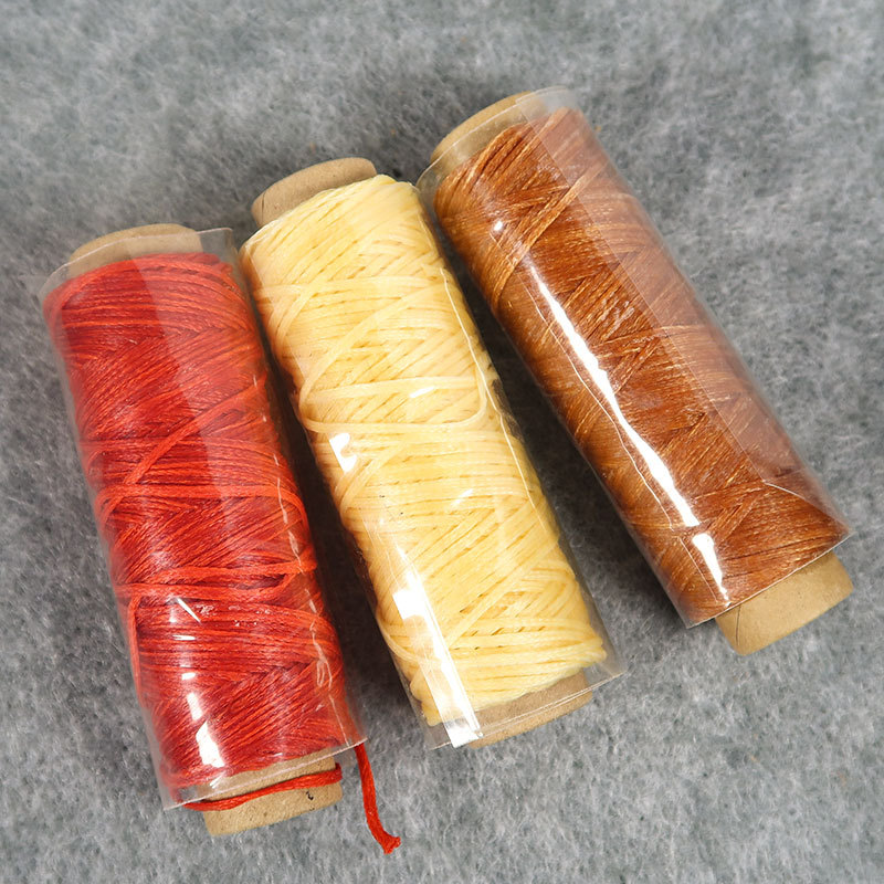 Вощеная кожаная нить-шнурок 30 – обзор и цена Sewing Thread Production