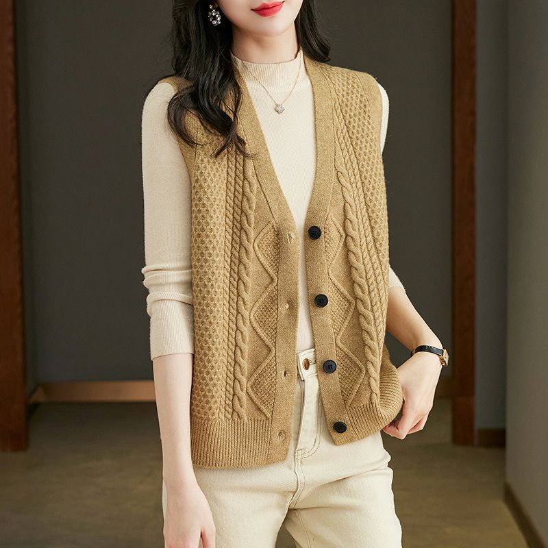 Вязаный свитер, новый осенний  – обзор и цена Sewing Vest