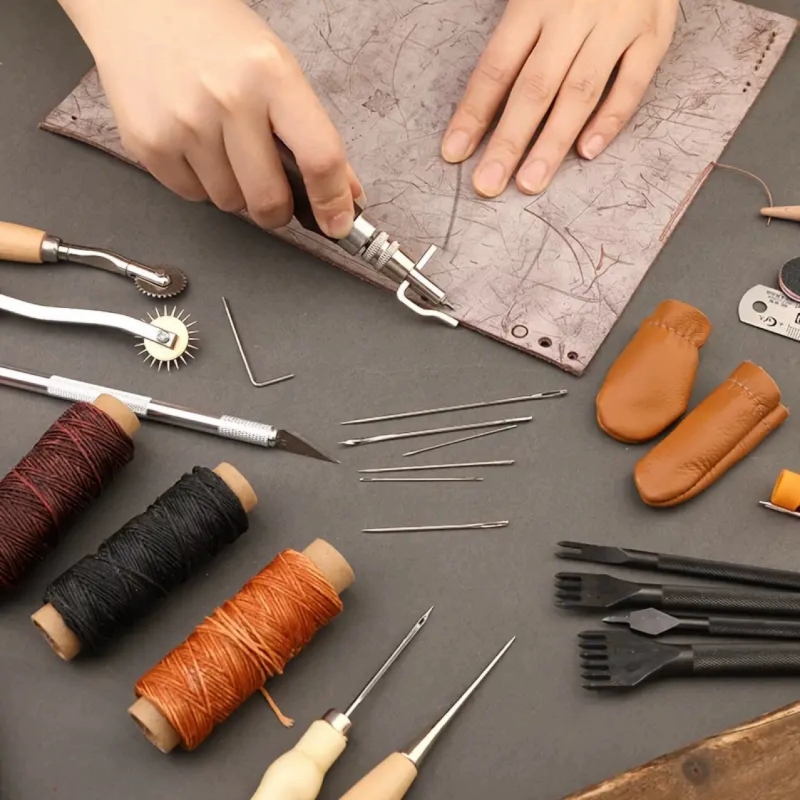 Набор для шитья кожи: шило, иг – обзор и цена Sewing Thread Production