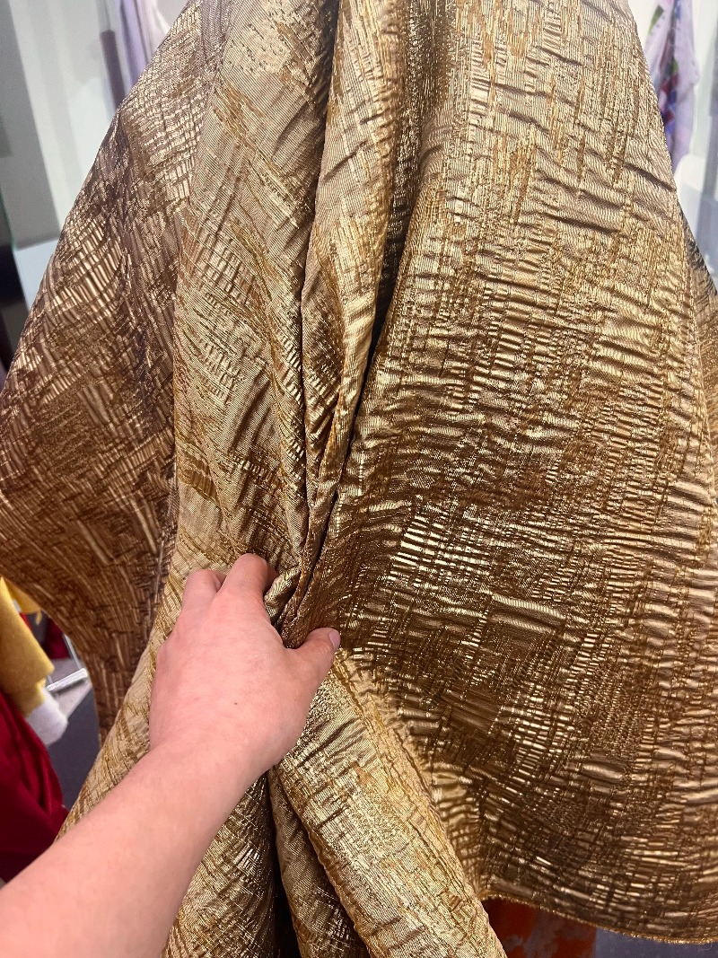 Бронзово-коричневая фактурная  – обзор и цена Vintage Sewing Textile