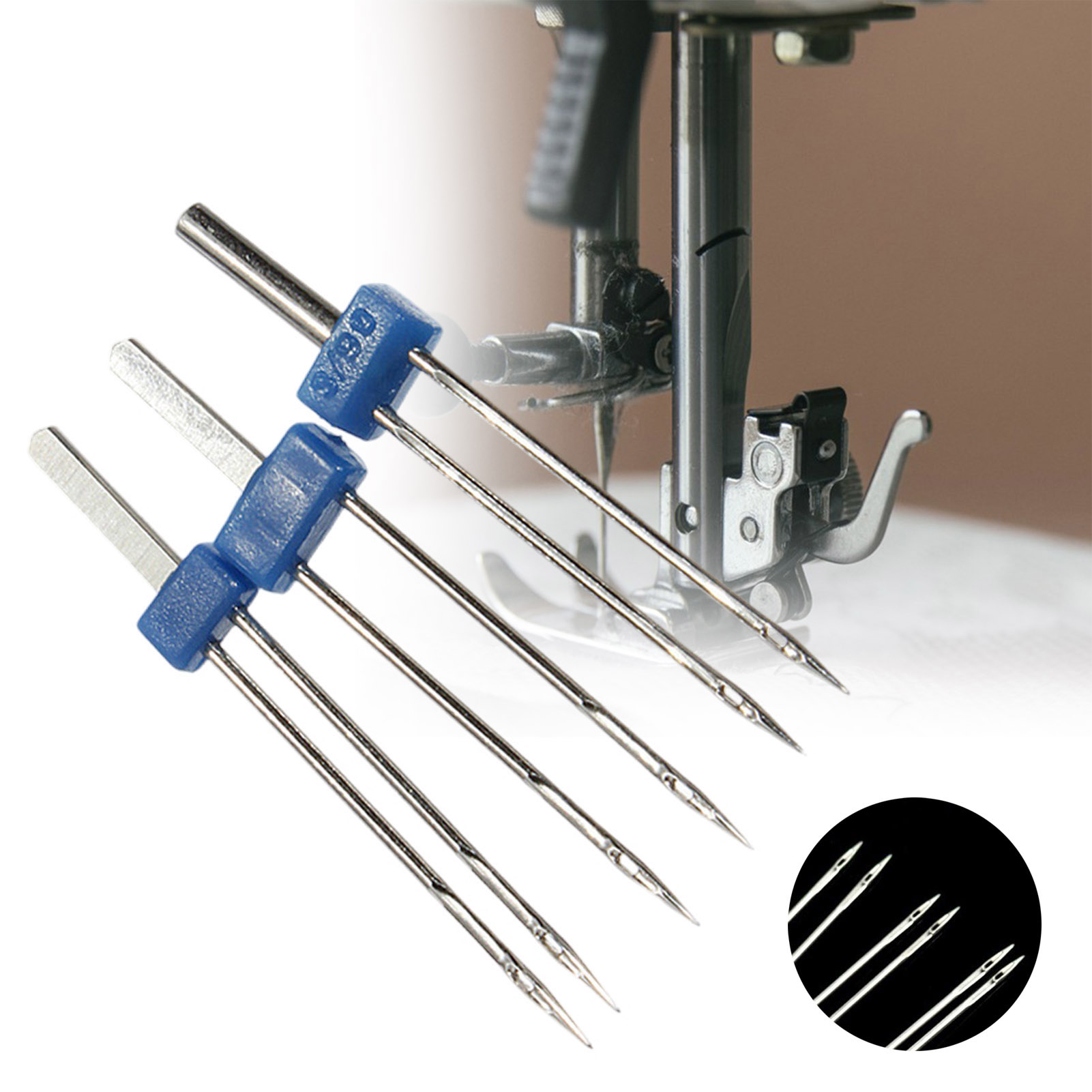 Набор из 3 двойных игл из нерж – обзор и цена Twin Needle Stretch