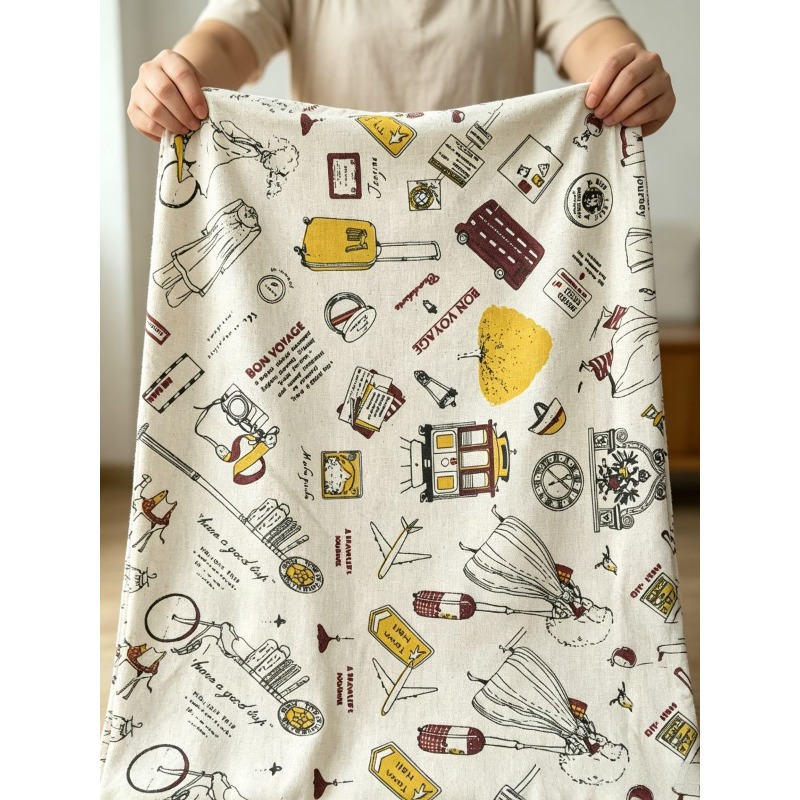 Смешанная ткань с принтом дево – обзор и цена Textile And Sewing Materials