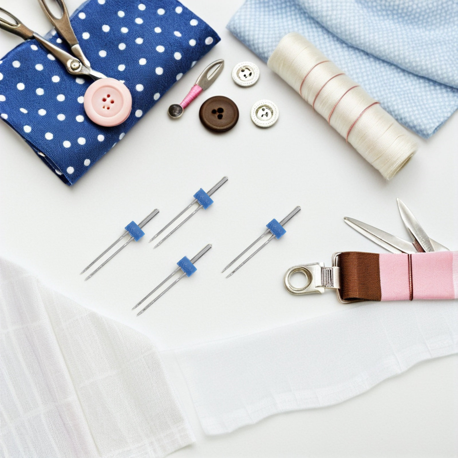 4 комплекта двойных швейных иг – обзор и цена Sewing Machine Needle